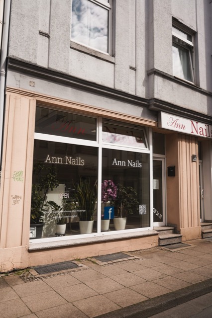 Das Ann Nails Studio von außen
